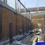عملیات بتن ریزی فنداسیون پروژه مسکونی نارنجستان4- شهریور1400
