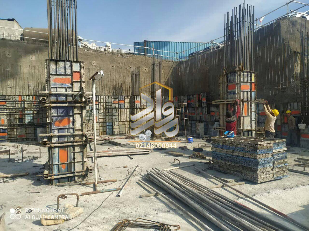 عملیات اجرای فنداسیون پروژه نیکان مرواریدشهر-تابستان1402