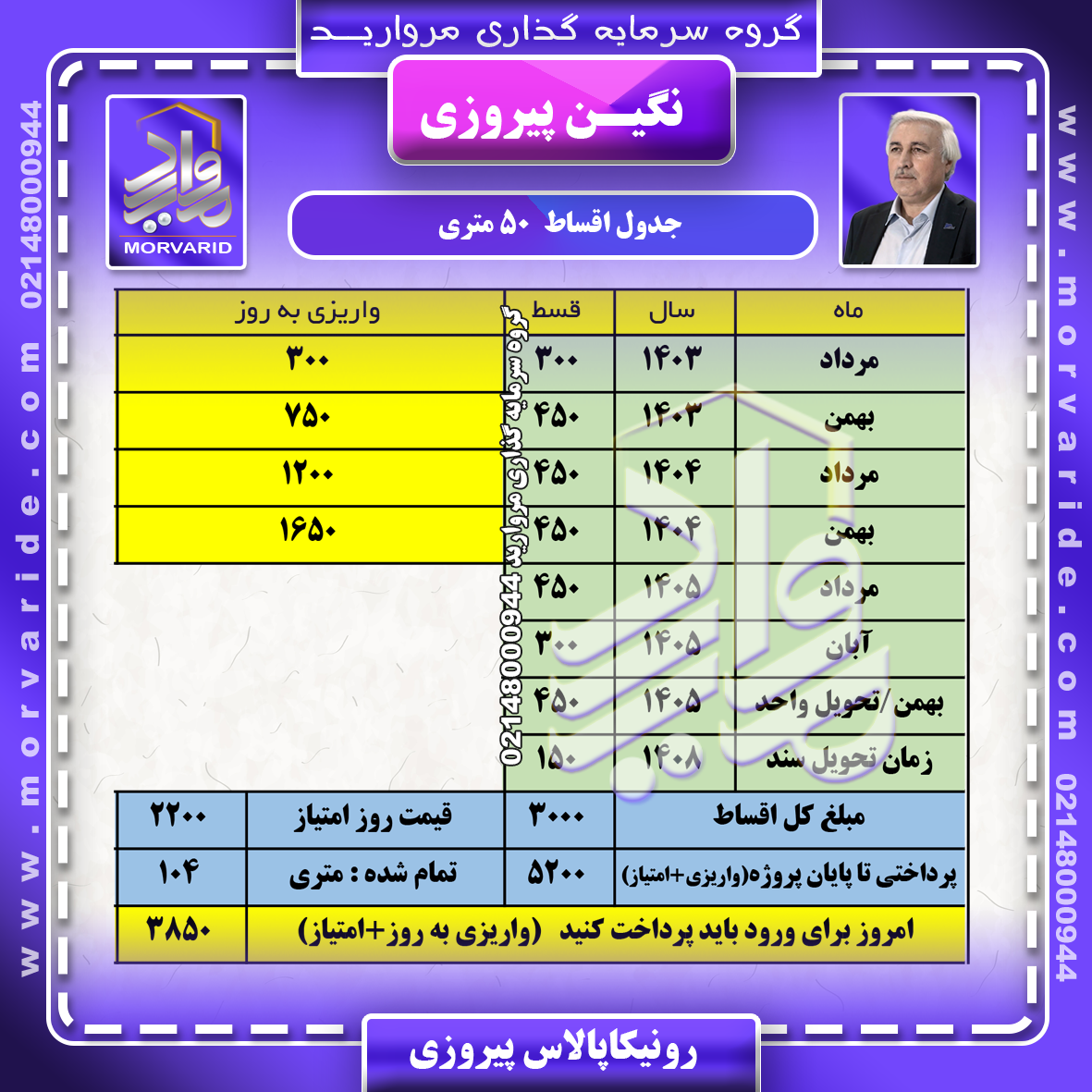 اقساط 50 متری نگین