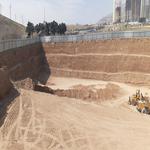 عملیات گودبرداری پروژه نارنجستان4-بهمن ماه 99