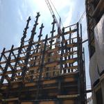 نصب اسکلت و سقف عرش فولادی پروژه آفتاب مهتاب-تیر 1400