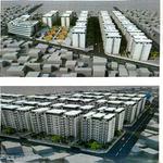 نمای 3D پروژه شهرک مسکونی مهتاب2