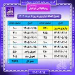 جدول اقساط+واریزی به روز رونیکاپالاس ایرانیان / ریحانه النبی / گروه سرمایه گذاری مروارید
