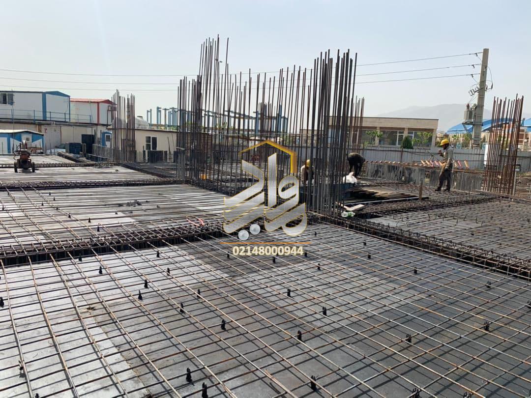 اجرای عملیات اسکلت سقف و طبقات پروژه ایران بانک ملی-اردیبهشت 1400